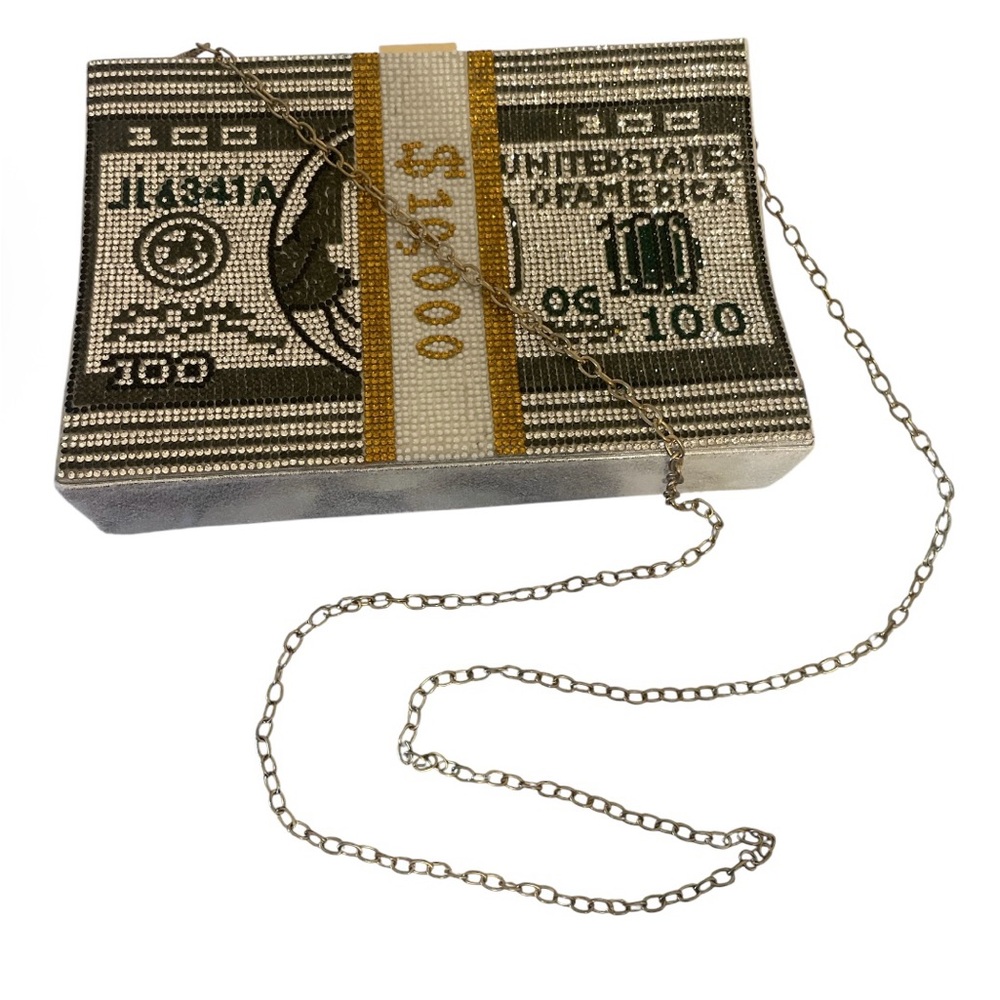 Jeweled Money Clutch